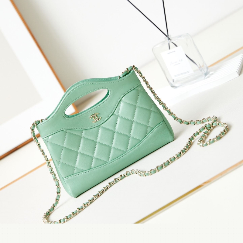 Ch*el top handle bags